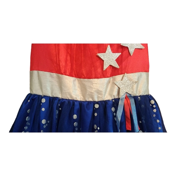 Authentic Kids 4th of July dress, Size M/5-6 - Picture 3 of 6